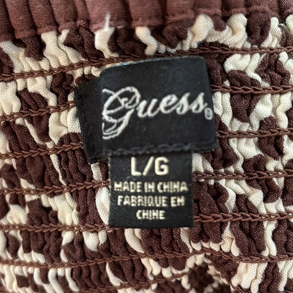 Guess 100 % Rayon sun Dress in size L - Picture 4 of 5